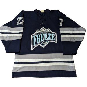 * Vintage New Jersey Freeze Hockey Jersey Sz medium (No Drawstring)